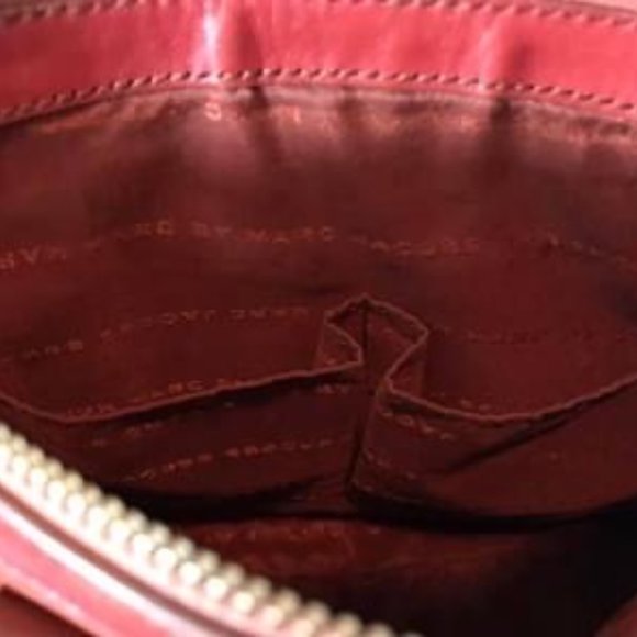 Marc Jacobs ziplocker satchel bag in burnt sienna - Picture 3 of 4